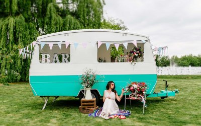 Unique, fully stocked bar