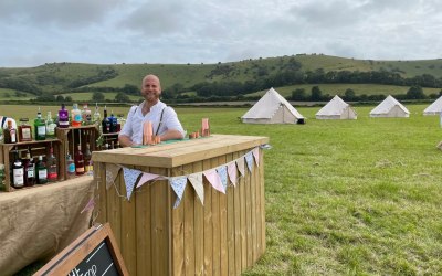 The Rustic Top at a Fiesta Fields Wedding in August 2021