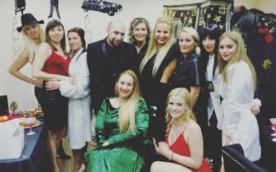 James Bond themed birthday at house