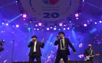 Dubai 2016 - Performing at Global Village as a 4-piece.