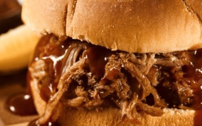 16 hour hickory smokey Boston pork butt