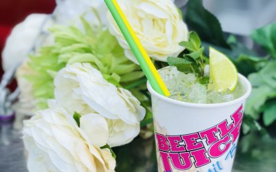 We use paper branded cups and paper straws