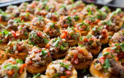 Caponata Crostini Canapés