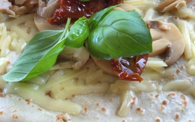 Savoury crepe!