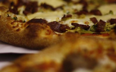 Candied Bacon Pizza