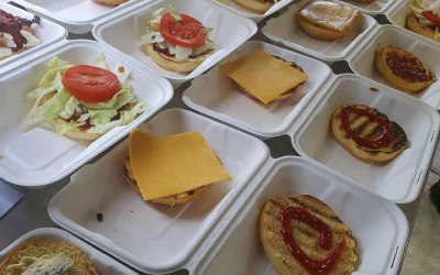 Range of burgers 