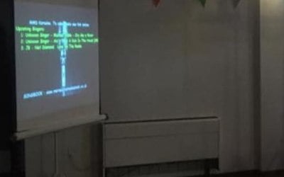 Karaoke large screen 