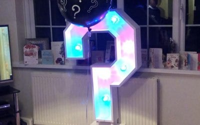 4ft multi colour ? Perfect for gender reveal parties
