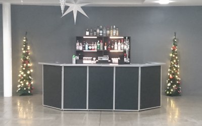 Black festive bar