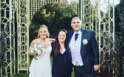 With my Bride and Groom