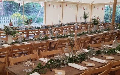 2018 marquee set up 