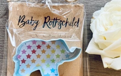 Sample Little Bag for baby shower or christening