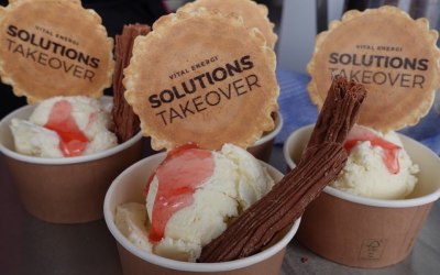 Corporate events too - get your brand on the wafers!