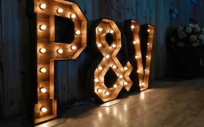 Rustic Initials