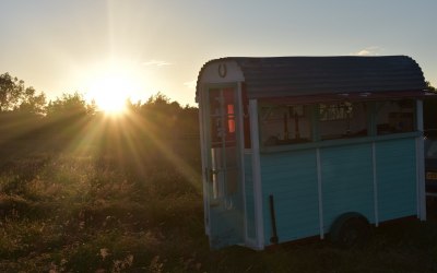 Horsebox bar shining on Solstice Day! 