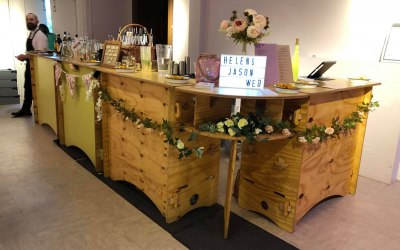 Our mobile bar in situe at Blaise Castle 