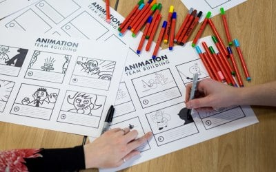 Each team works from a brief you set, writing a script and creating a storyboard