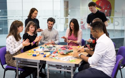 Groups get the chance to make characters and sets from Plasticine or LEGO