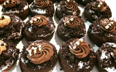 Gourmet doughnuts for dessert tables or doughnut walls
