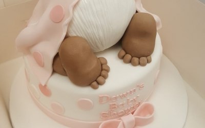 Baby shower cake 