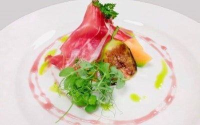 Prosciutto and fig starter