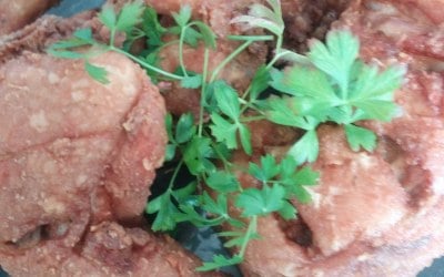 Finished Fried Chicken