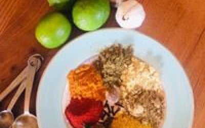 We grind all our spices ourselves and blend to create our secret Curry and jerk mixes.