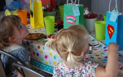 Superhero Party at home