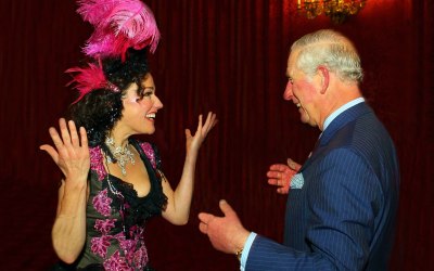 With Prince Charles