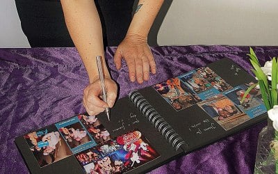 book with double prints 