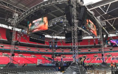Sporting Event at Wembley Stadium