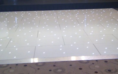 WHITE LED DANCEFLOORS