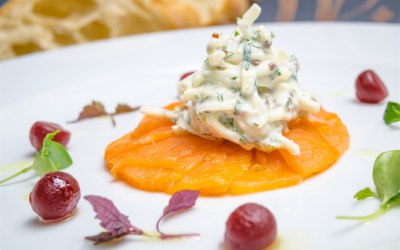 Smoked Salmon and Cinnamon Pickled Beets