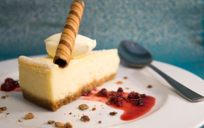 Baked Vanilla Cheesecake