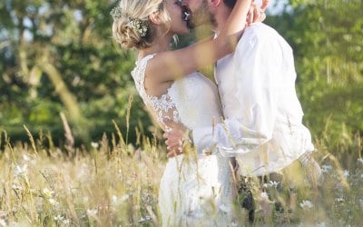 Helouise & Ollie, Suffolk summer garden wedding.