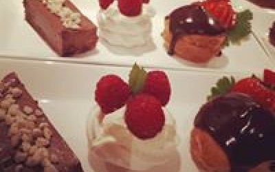A trio of desserts