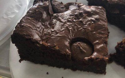 home made brownie