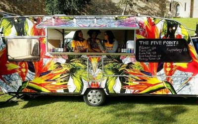 Caravan bar. Dry hire or staffed options