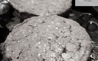 Our homemade beef patties 