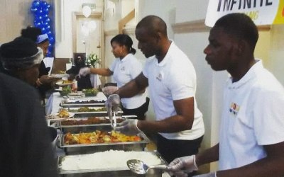 Privately catering for a funeral