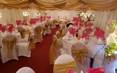 Marquee Event wedding Setup