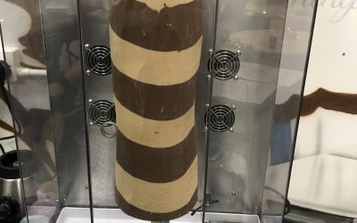 Chocolate kebabs 