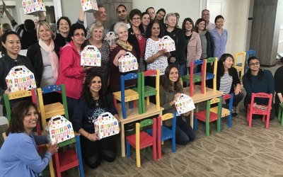 Sit & Celebrate! Tables, chairs and birthday boxes