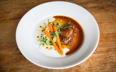 Braised ox cheek