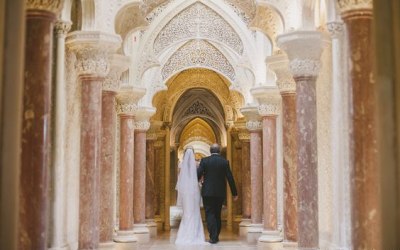 Wedding pictures at Monserrate Palace