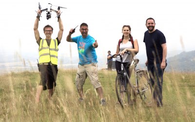 Drone shots in the can!