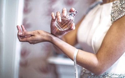 Bridal preparation photography
