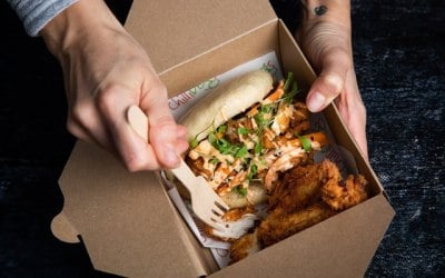 Compostable packaging for events