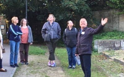 On a fun walking tour