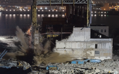 Dartford Power Station explodes